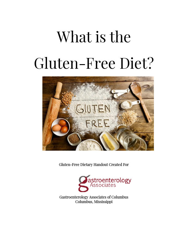 gluten free diet handout